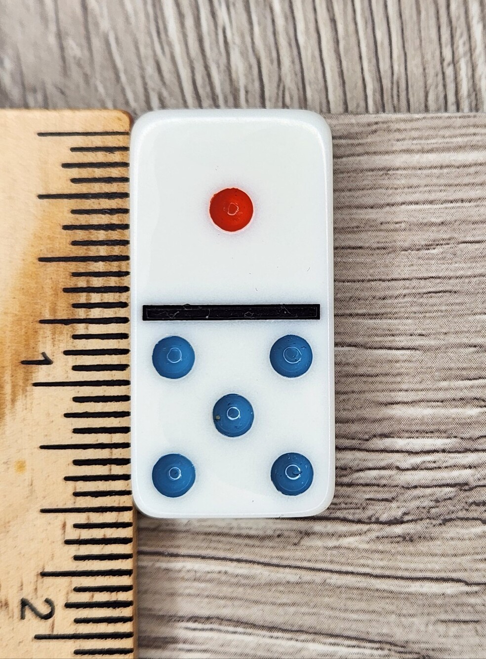 1:5 Replacement Domino Large Dot Shiny Color 1½ X ¾ X ¼ Dominoes